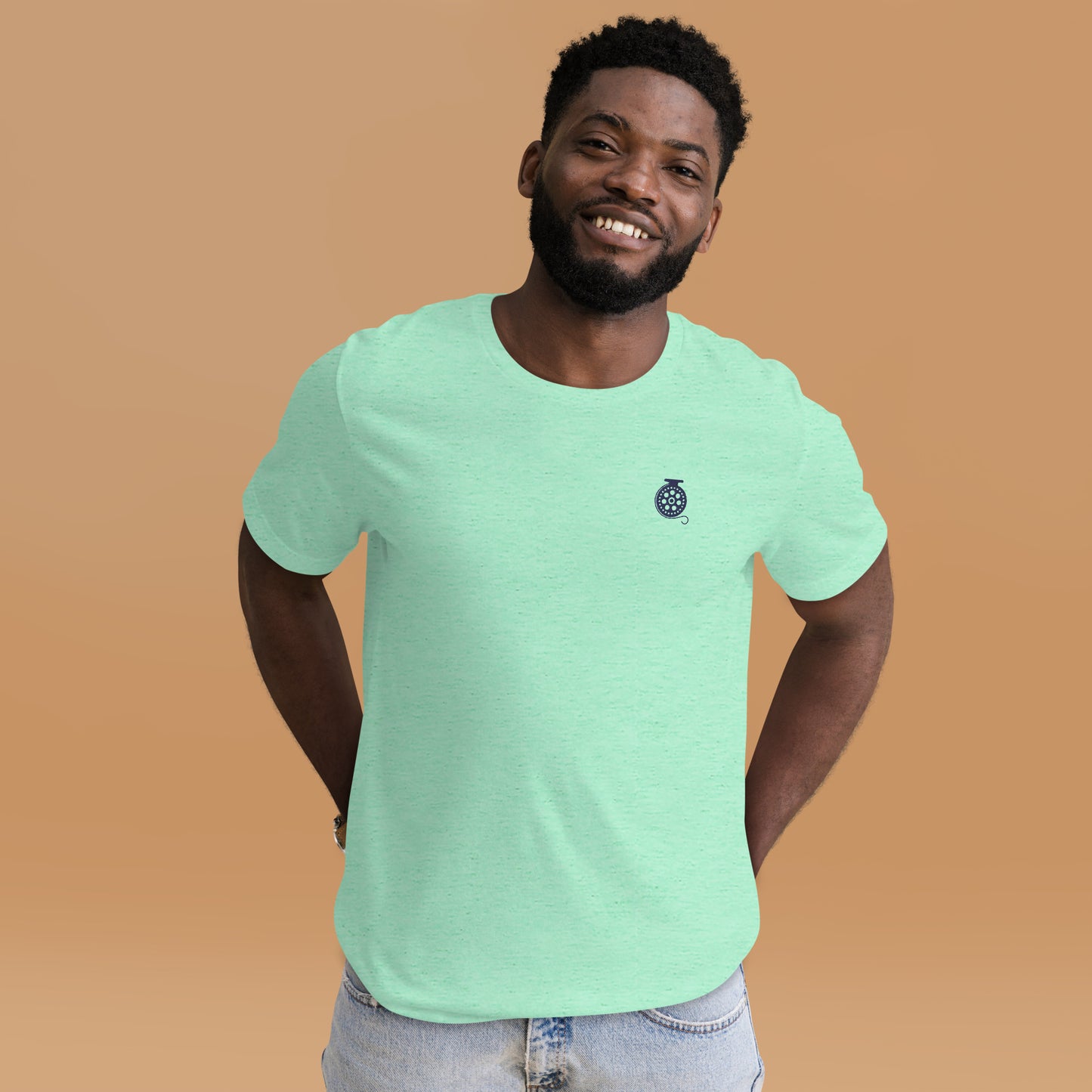 'Fly Fishing Reel' Premium Embroidered Shirt