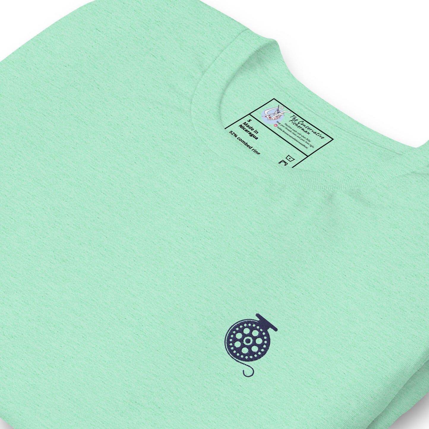 'Fly Fishing Reel' Premium Embroidered Shirt