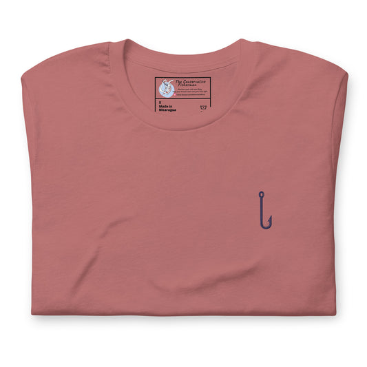 'Fishing Hook' Premium Embroidered Shirt