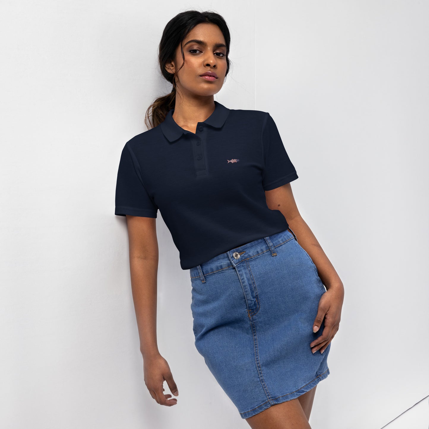 'American Bluefish' Women’s Polo Shirt