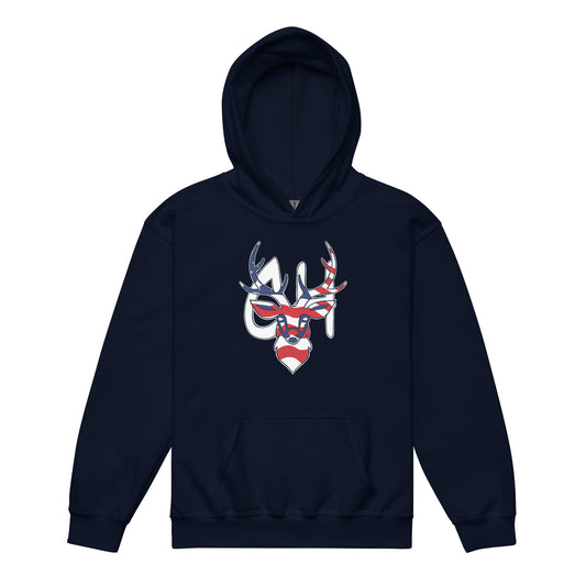 'American Buck' Signature Logo Youth Hooded Sweatshirt