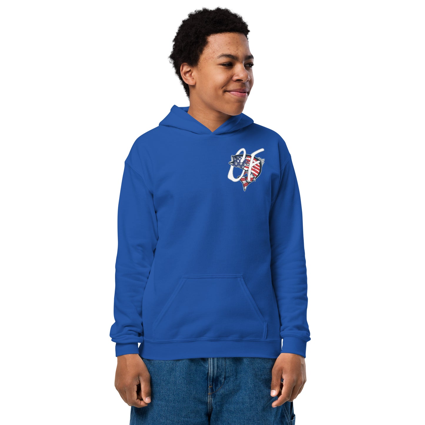 'United by Stripes' Youth Hooded Sweatshirt