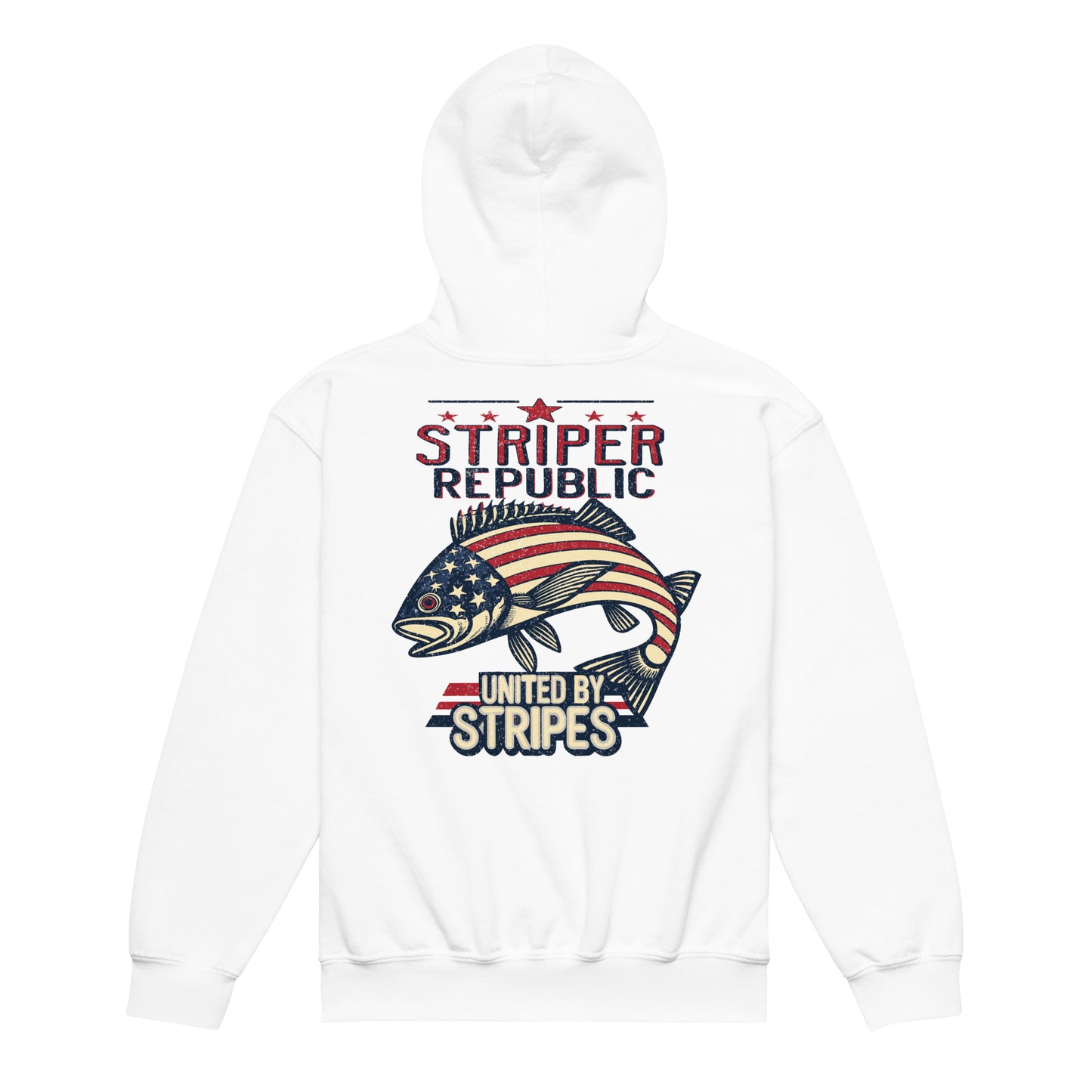 'United by Stripes' Youth Hooded Sweatshirt